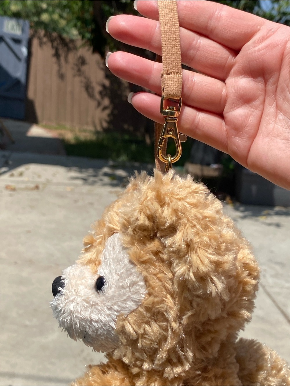 Duffy Tokyo DisneySea Pouch Back Holder Soft Plush Toy Approx. 11 inches - Picture 3 of 9